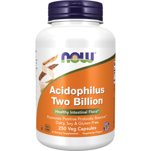 Now Foods Acidophilus 2 Billion 250 Caps
