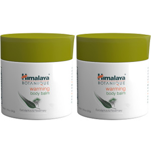 Himalaya Botanique Warming Body Balm for Relaxation, Provides Long Lasting Comfort, 1.76 oz, 2 Pack