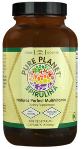 Pure Planet 100% Pure Spirulina, 200 CT