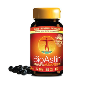 Nutrex Hawaii BioAstin Hawaiian Astaxanthin - 12mg, 25 Softgels - Farm-Direct Premium Antioxidant Supplement to Support Eye, Skin, Joint & Immune Sys