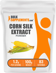 BulkSupplements.com Corn Silk Extract Powder - Corn Silk Supplement, Zea Mays Extract - Vegan & Gluten Free, 1.2g per Serving, 250g (8.8 oz) (Pack of