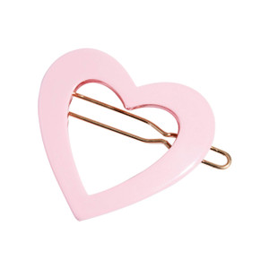 France Luxe Heart Tige Boule - Petal Star Hair Clip, 1 1/4" Tall, 5/16" Wide, 1 Count, Unisex Adults