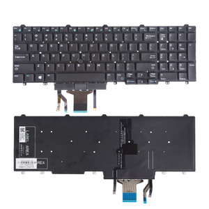 SUNMALL Replacement Keyboard with Backlit and Trackpoint Compatible with Dell Latitude E5550 E5570 E5580 E5590 E5591 5550 5570 5580 5590 5591,Precisi