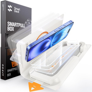 SMARTDEVIL 3 Pack Tempered Glass for iPhone 16 Screen Protector, Military-Grade Shatterproof Protection, 9H Hardness, Fast & Easy Installation, Case