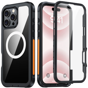 ANTSHARE for iPhone 16 Pro Case [Compatible with MagSafe] Full-Body Military-Grade Drop Proof Phone Case for iPhone 16 Pro with Built-in 9H+ Tempered