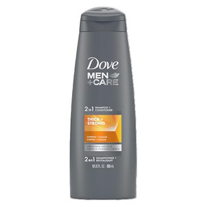 Dove Men+Care Thick and Strong Fortifying 2in1 Shampoo and Conditioner 12 FL OZ - Pack of 2