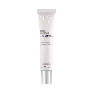 No7 Early Defense Glow Activating Serum - Anti Aging Serum with Peptides for Fine Lines and Wrinkles - Healthy Looking Skin Glowing Face Serum (30 ml