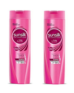 Sunsilk Lusciously Thick and Long Shampoo, 180ml (Pack of 2)