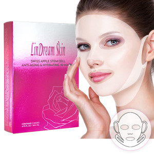 LINDREAM SKIN Sheet Masks for Face Chin Neck All in One - Moisturizing Facial Mask Skincare Set for Women and Men - Beauty Spa Anti Aging Treatment -