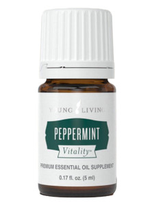 Young Living Essential Oil Blend | Refreshing & Soothing Aroma | 100% Pure Essential Oil for Home, Work, & Personal Use | Peppermint Vitality | 5 ml