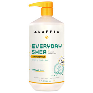 Alaffia EveryDay Shea Conditioner, Moisturizes, Restores and Protects. Made with Fair Trade Shea Butter, Cruelty Free, No Parabens, Vegan, Vanilla Mi