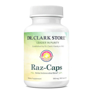 Dr. Clark Raz-Caps Supplement, 500mg, 100 Gelatin Capsules