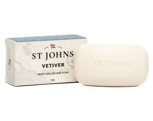 St. John Bay Rum Soap Bar | USA Made, Triple-milled Mens Soap Bar | Hydrating Bar Soap for Men with Olive Oil & Glycerine | Luxury Body Soap Bar for