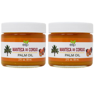 ELP ESSENTIAL Palm Oil Manteca De Corojo 2 Oz Chanty Pack 2