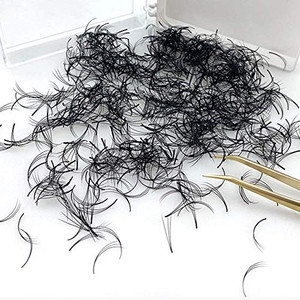 1000Fans Premade Fans Eyelashes Loose Lashes Premade 3D Fan/C-Curl/Thickness 0.07 mm/Eyelash Extension Volume Lash Fans (1000Fans, 10)