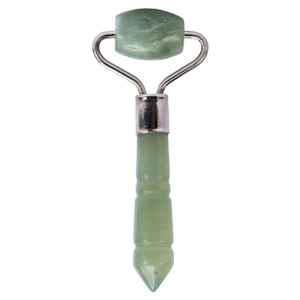 Skin Gym Mini Roller Jade Facial Massager for Wrinkles and Fine Lines Anti-Aging Face Lift Skin Care Beauty Tool