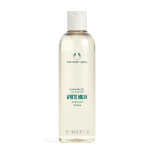 The Body Shop White Musk Shower Gel  Fresh, Floral Cleanse from Head-to-Toe  Vegan  8.4 Fl Oz