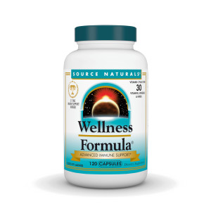 Source Naturals Wellness Formula Bio-Aligned Vitamins & Herbal Defense for Advanced Immune Support* - Dietary Supplement & Immunity Booster - 120 Cap