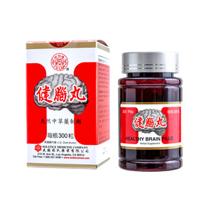 Healthy Brain Pills Herbal Supplement (Jian Nao Wan) (300 Pills) (1 Bottle) (Solstice)