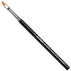 da Vinci Cosmetics CLASSIC Series 3704 - Eyeshadow Applicator in white - for area and detail work with powder & cream eyeshadow