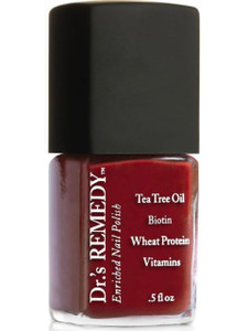 Drs Remedy Enriched Nail Polish: Non Toxic, All Natural, and Organic - Doctor Formulated: Strengthens, Restores, Heals, and Protects '24-Free' - REM