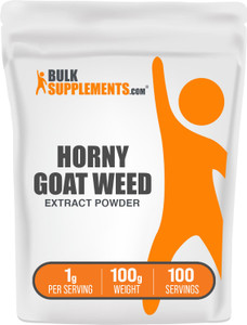BulkSupplements.com Horny Goat Weed Extract Powder - Herbal Supplements, Horny Goat Weed Powder - Vegan & Gluten Free, 1g per Serving, 250g (8.8 oz)