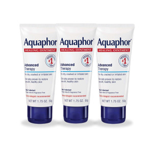 Aquaphor Advanced Therapy Healing Ointment, Hypoallergenic, Fragrance Free Body Moisturizer for Dry Skin and Minor Wound Care, Travel Size Skin Care