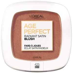 LOréal Paris Age Perfect Radiant Satin Blush with Camellia Oil, Amber