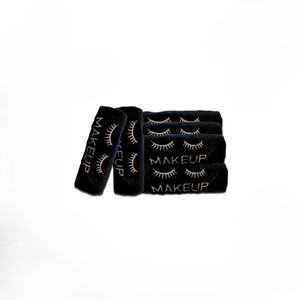 URBLUX Premium Microfiber Makeup Remover Washcloths Set of 6 - Soft, Reusable Face Towels for Makeup Removal | Eco-Friendly Embroidered Cleaning Clot