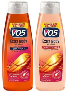 VO5 Extra Body Shampoo & Conditioner Set with Bonus Phoenix Rose Fridge Sticker