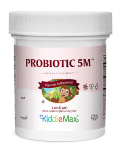 Maxi Health KiddieMax Probiotic 5M - Acidophilus - Healthy Digestive Flora - 2 Ounce Powder - Kosher