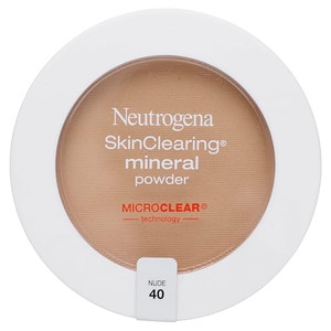 Neutrogena SkinClearing Pressed Mineral Powder Compact for Acne Prone Skin, Oil Absorbing Acne Makeup with Salicylic Acid helps to Cover, Treat & Pre