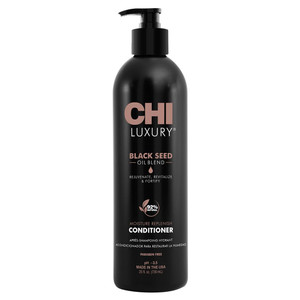 CHI Luxury Black Seed Oil Moisture Replenish Conditioner, Strengthens for Soft Hair, Replenishes Moisture, Sulfate, Paraben & Gluten-Free, 25 Oz