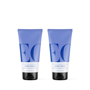 EO Hand Cream, 2.5 Ounce (Pack of 2), French Lavender, Organic Plant-Based, Moisturizer for Dry Skin