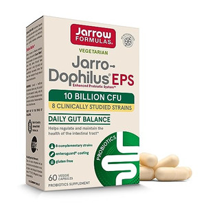 Jarrow Formulas Jarro Dophilus Probiotics 10 Billion CFU - Probiotic Supplement Capsules for Digestive Health & Gut Health for Women and Men, 60 Vegg