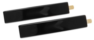 France Luxe Mod Bobby Pin Pair - Black