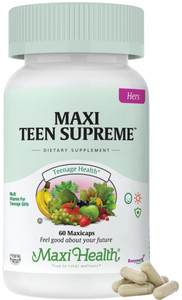 Teen Vitamins for Girls 12-17 - Teen Multivitamin Supreme with D3, Iron, Calcium, Biotin, Digestive Enzymes  Teenager Girl Multi Vitamins for Energy