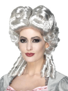 Smiffy's Women's Marie Antoinette Wig, white, One Size