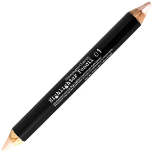 The BrowGal - 2 in 1 Double Head, Highlighter & Concealer Pencil - 01 - Gradient Effect Eyebrow Makeup, Natural Looking, Lifting & Highlighting Eyebr