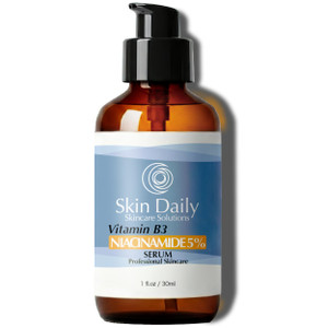 SkinDaily Niacinamide Serum for Face -1oz- Vitamin B3 Pore Minimizer Dermatologist Recommend Concentration - Targets Aging Skin, Wrinkles, Dark Spots