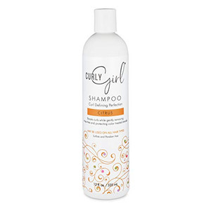 Curly Girl, Curl Definition Shampoo, (Sulfate, Paraben, Formaldehyde, DEA, MEA Free), Citrus 12 oz