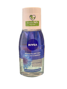 Nivea:"Struccante Occhi" double action eye makeup remover 4.4 Fluid Ounce (150ml) Package [ Italian Import ]