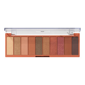 e.l.f. Perfect 10 Eyeshadow Palette, Ten Ultra-pigmented Shimmer & Matte Rose Gold Shades, Blendable Formula, Vegan & Cruelty-free, Rose Gold Sunset