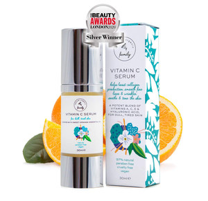 Vitamin C Serum for Face with Hyaluronic Acid, Aloe Vera, Retinol, and Vitamin E - Natural Skin Care for Beautiful and Healthy Skin - Helps Dull and