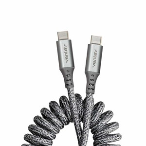 Ventev Helix USB C to USB C High Speed Travel 3 Foot Cable