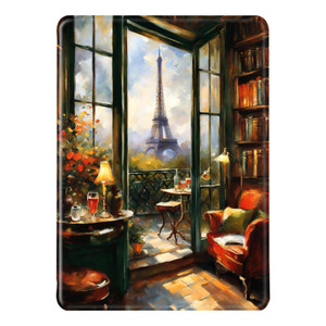 Case for Kindle Paperwhite 2021 6.8" Flip Silicone Cover Comics Seaside Girl Whale Dragon Pattern Kindle Paperwhite Signature Edition Protective Shel