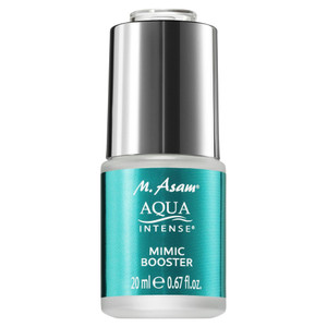 M. Asam AQUA INTENSE Mimic Booster Serum (0.67 Fl Oz)  Facial moisturizer with hyaluronic acid & high-tech peptide for targeted smoothing of express