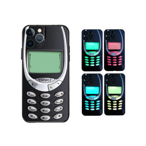 Compatible with iPhone 16 Pro Max Luminous Case for?Retro Cassette Tape Shockproof Music Phone Case Bumper Tempered Glass Protective Cover?Case Speci