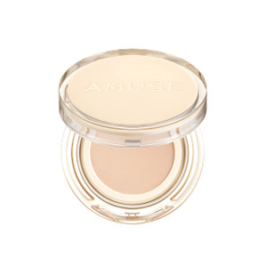 AMUSE SEOUL Dew Jelly Vegan Cushion Foundation (01 SOONSOO) | dewy, glow, long-lasting, double coverage, clean beauty, lightweight, natural look, fou