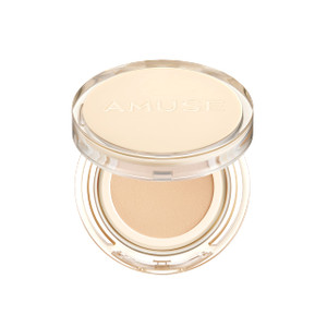 AMUSE SEOUL Dew Jelly Vegan Cushion Foundation (1.5 CLEAR) | dewy, glow, long-lasting, double coverage, clean beauty, lightweight, natural look, foun
